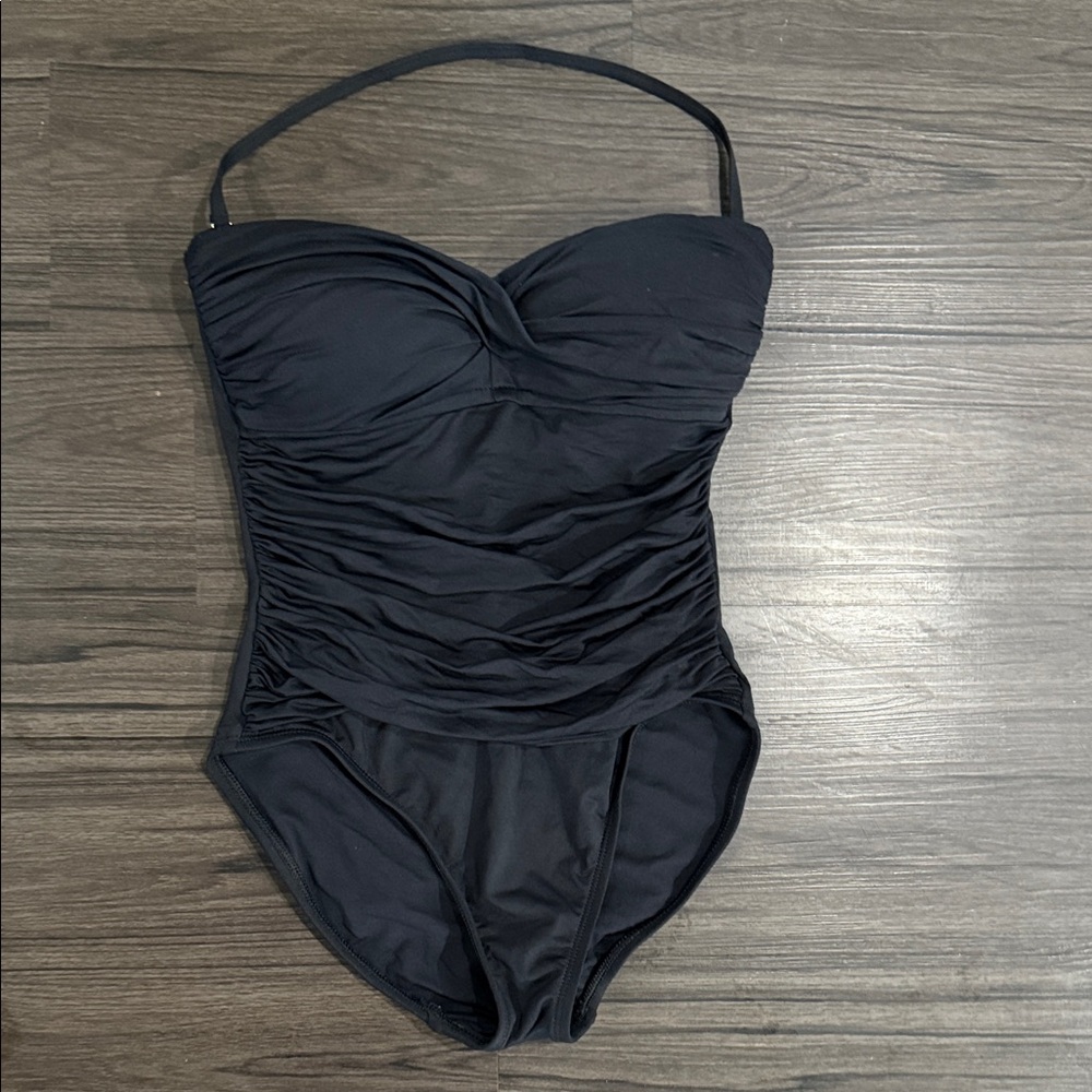 La Blanca Black One Piece Swimsuit